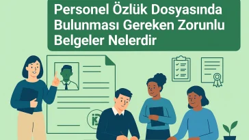 Personel Özlük Dosyasında Bulunması Gereken Zorunlu Belgeler Nelerdir