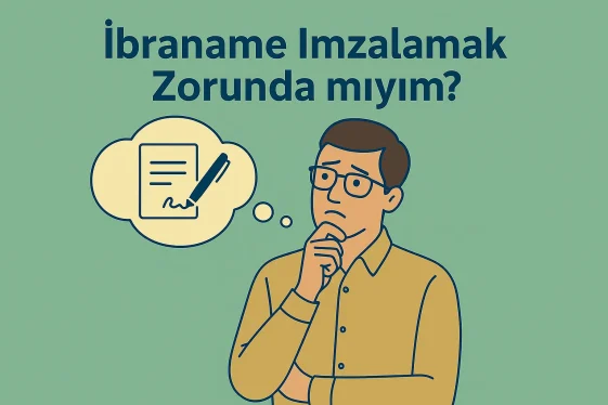 İbraname İmzalamak Zorunda mıyım?